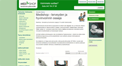 Desktop Screenshot of medishop.fi