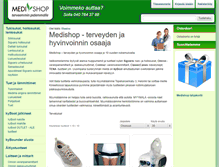 Tablet Screenshot of medishop.fi