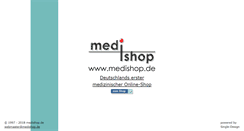 Desktop Screenshot of medishop.de
